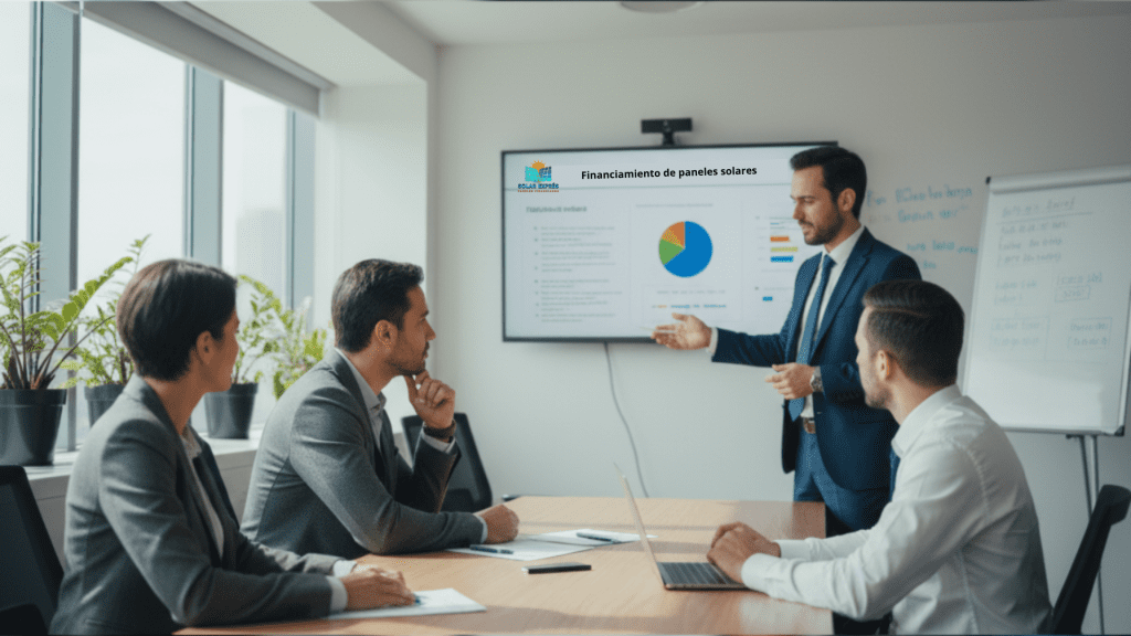 financiamiento de paneles solares para negocios, empresas e industrias